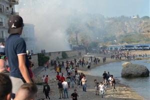 Il gas lacrimogeno