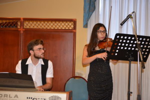Il duo musicale Gabriele Calcò e Carmen Panebianco