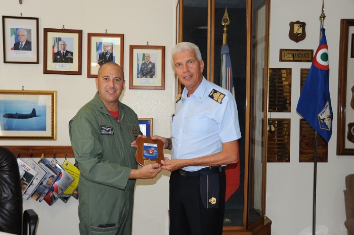 Il Sottocapo dell’Aeronautica Militare in visita a Sigonella