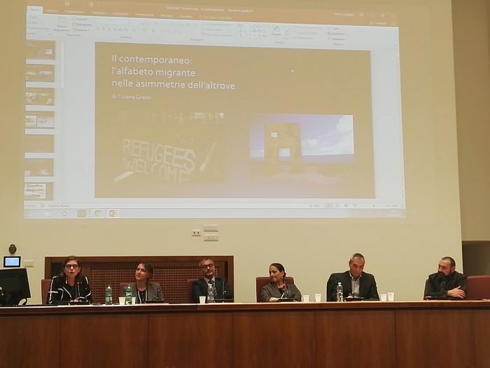 Tiziana Grassi giornalista e studiosa di migrazioni al convegno della Sapienza di Roma per la Settimana della Sociologia Italiana