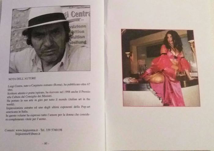 Il poliedrico artista romano Luigi Centra pubblica il nuovo libro di poesie dedicato all’amore