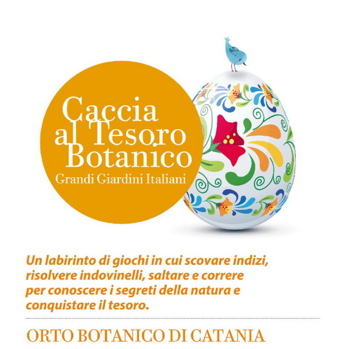 Lunedì 2 Aprile all’Orto Botanico di Catania Caccia al Tesoro di Pasquetta