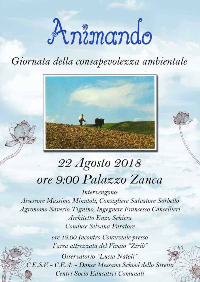 Il 22 agosto a Messina si celebra la “Giornata della Consapevolezza Ambientale”