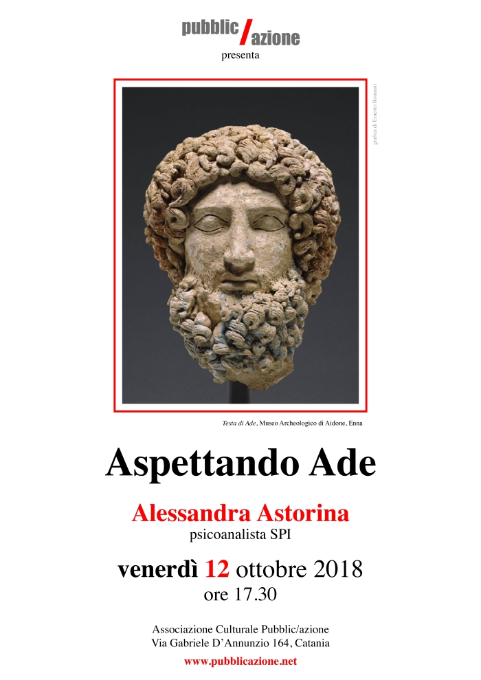 Il 12 ottobre a Catania l’evento culturale “Aspettando Ade”