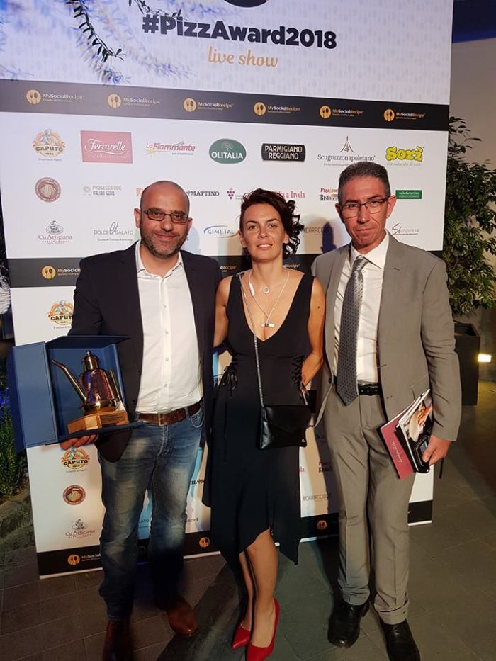 Giuseppe Santoro l’imprenditore siciliano della ristorazione premiato a Napoli al contest internazionale “Pizza Award 2018″