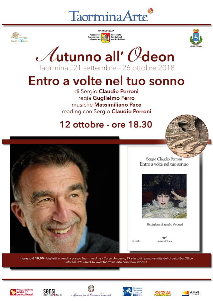A Taormina il 12 ottobre nuovo appuntamento culturale di “Autunno all’Odeon”