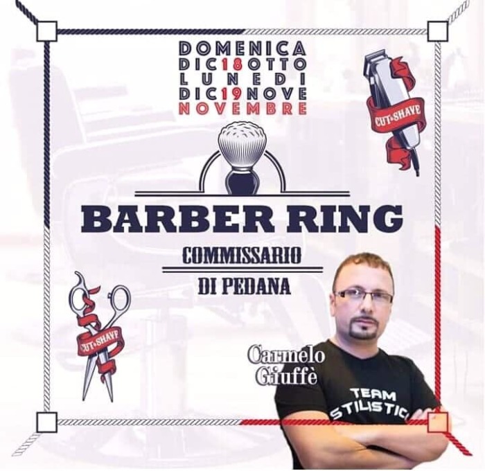 Al Barber Ring di Palermo il Campione del Mondo Carmelo Giuffrè tra i protagonisti della manifestazione