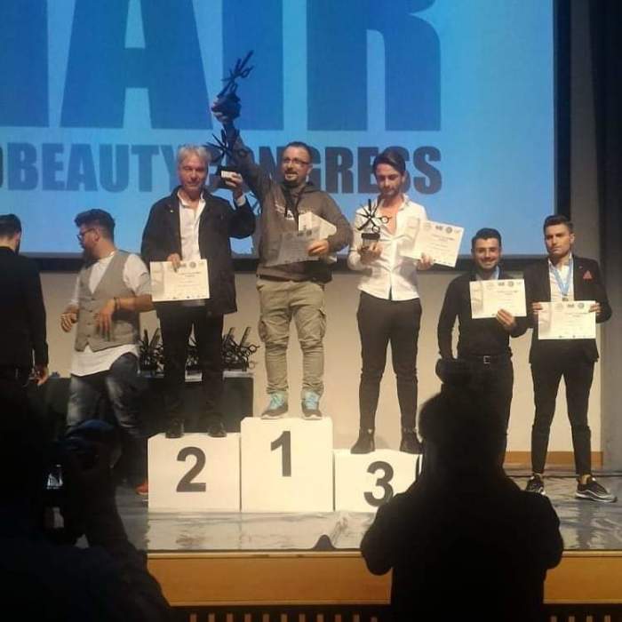 Il giovane Barber Shop siciliano Carmelo Giuffrè conquista il podio di Campione del Mondo nel torneo internazionale CAT svoltosi a Paestum (Salerno)