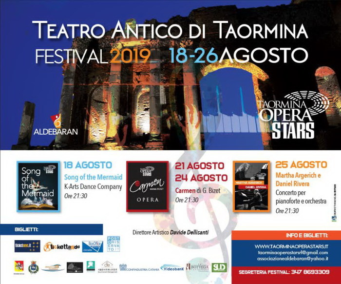 A Taormina è tutto pronto per l’avvio del Festival internazionale della musica