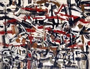Antonio Sanfilippo, Senza Titolo, olio su tela, 1953, 20_89x116