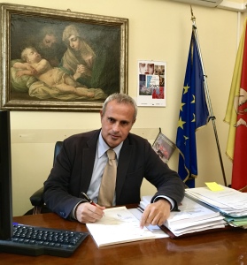 L'Assessore Regionale ai Beni dei Beni Culturali e dell'Identità Siciliana Alberto Samonà