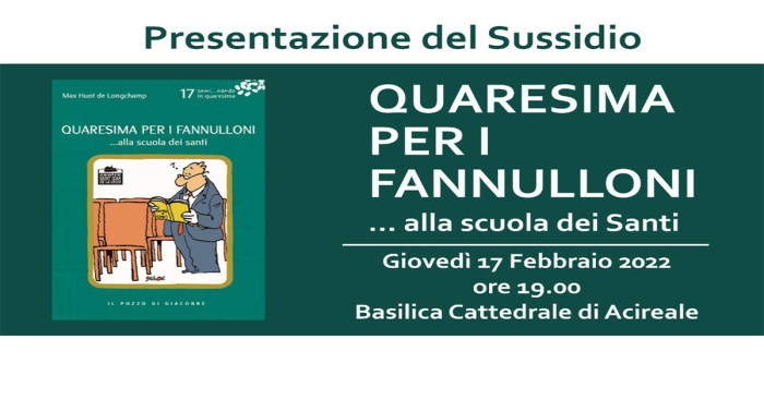 “Quaresima per i fannulloni…alla scuola dei Santi” : il 17 febbraio il Vescovo Raspanti presenta il testo in Cattedrale