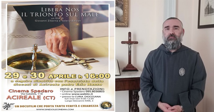 Il 29 e 30 aprile ad Acireale la proiezione del docufilm “Libera nos. Il trionfo sul male”