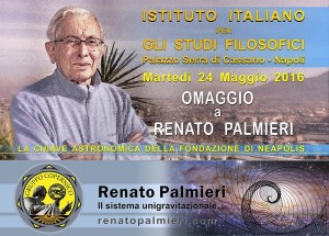 Il banner di un evento del Prof. Langella dedicato al Prof. Palmieri
