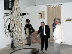 Visitatori alla mostra