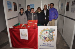 Lo stand della Pro Loco di Giardini Naxos