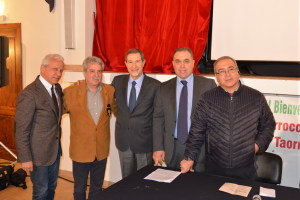 Da sin. Cavallaro, Carnabuci, Musumeci, Caroniti e Lisitano
