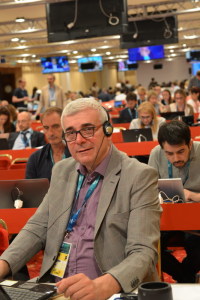 Il direttore di Sicilia Felix nella Sala Stampa dell'Hilton