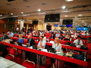 Una delle Sale Stampa dell'Hilton