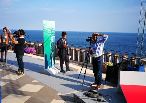L'international Broadcasting Centre (IBC) dell'Hotel CapoTaormina