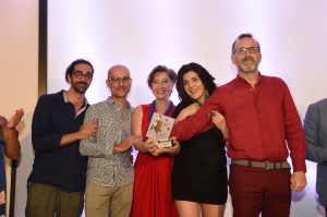 La compagnia vincitrice del XII Premio Musco la compagnia “Imprevisti e Probabilità” e il regista Raffaele Furno