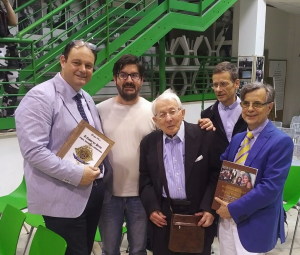 Il prof. Elviro Langella con Giuseppe Perna e Renato Palmieri