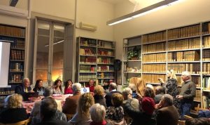 Una sala della biblioteca